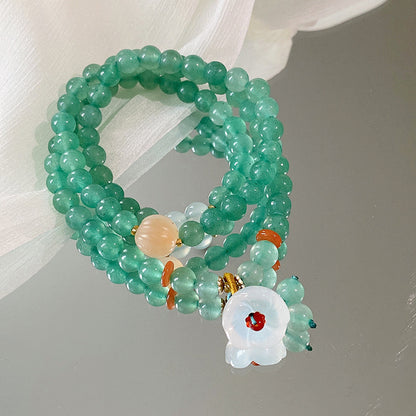 Retro Flower Agate Women'S Bracelets