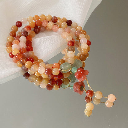 Retro Flower Agate Women'S Bracelets