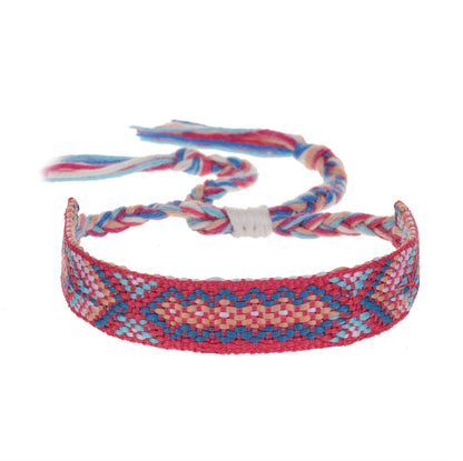 Ethnic Style Geometric Polyester Cotton Knitting Unisex Bracelets