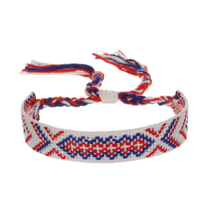 Ethnic Style Geometric Polyester Cotton Knitting Unisex Bracelets