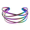 Retro Simple Style Solid Color Iron Women's Bangle