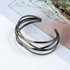 Retro Simple Style Solid Color Iron Women's Bangle