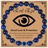 Ethnic Style Devil'S Eye Natural Stone Beaded Bracelets