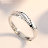 Wholesale Lady Flower Sterling Silver Inlay Zircon Open Ring