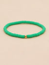 Simple Style Commute Flower Glass Copper Wholesale Bracelets