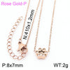 Simple Style Korean Style Animal Paw Print Titanium Steel Plating Bracelets Earrings Necklace