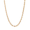 Casual Simple Style Solid Color Stainless Steel 18k Gold Plated Necklace