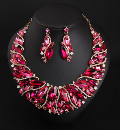 Lady Geometric Artificial Gemstones Alloy Wholesale Necklace