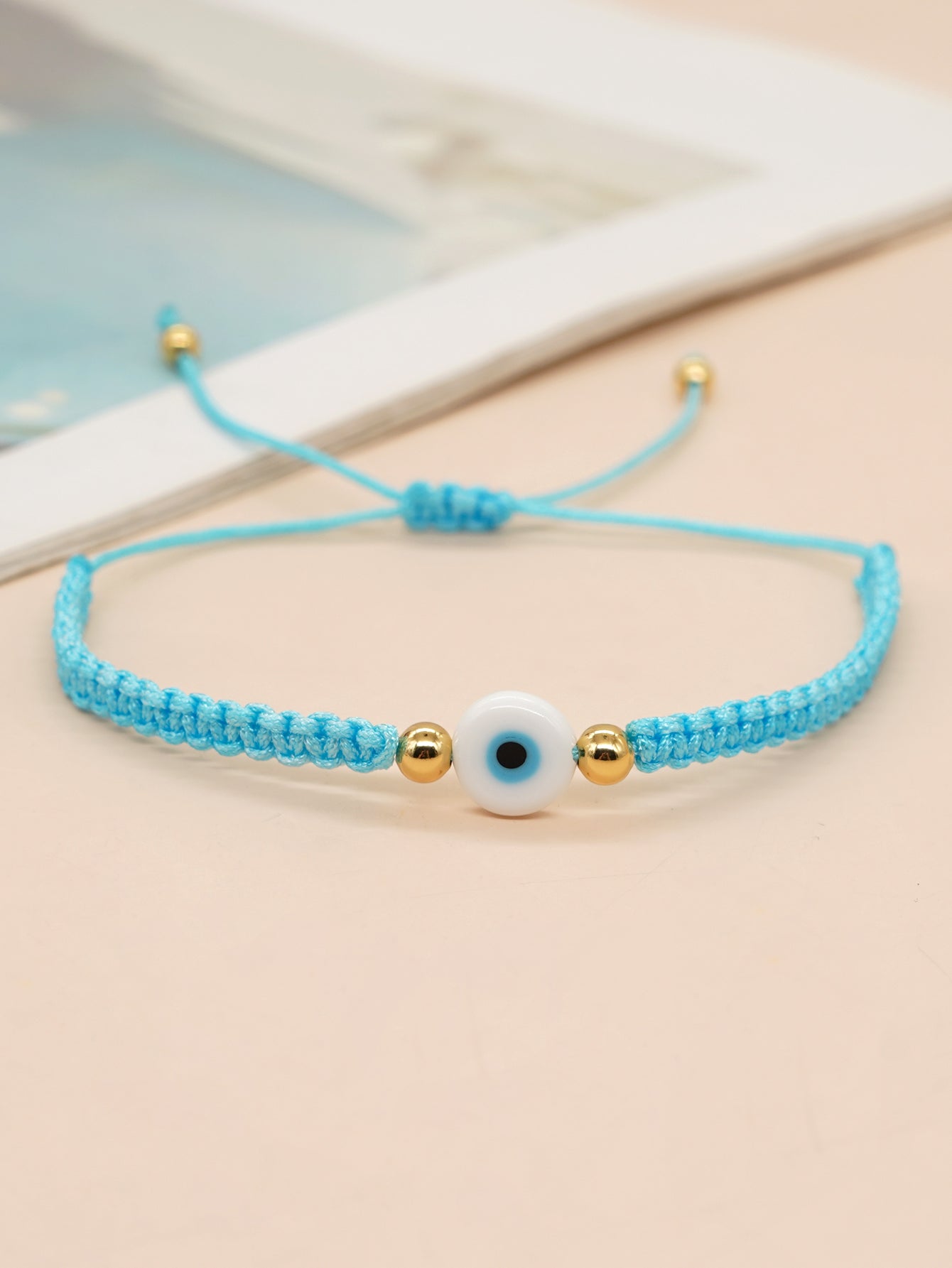 Casual Eye Artificial Crystal Glass Wholesale Bracelets