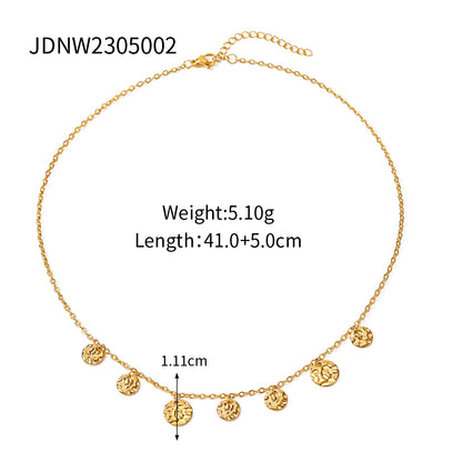 Ig Style Tassel Stainless Steel Plating 18k Gold Plated Necklace