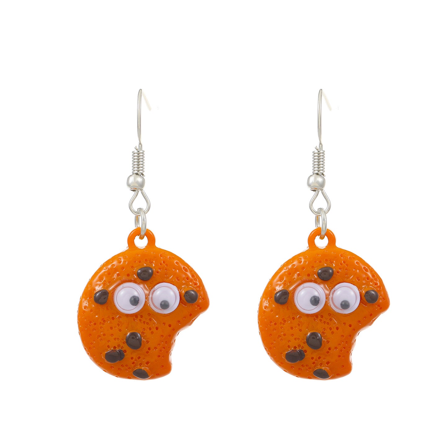 Cute Novelty Cookies Milk Resin Women's Dangling Earrings