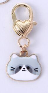 Simple Style Cat Zinc Alloy Women'S Keychain