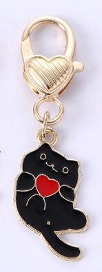 Simple Style Cat Zinc Alloy Women'S Keychain