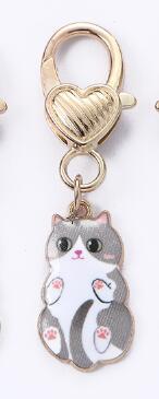 Simple Style Cat Zinc Alloy Women'S Keychain