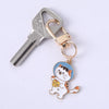 Simple Style Cat Zinc Alloy Women'S Keychain