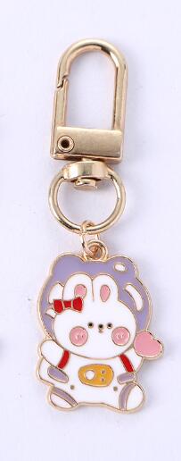 Simple Style Cat Zinc Alloy Women'S Keychain