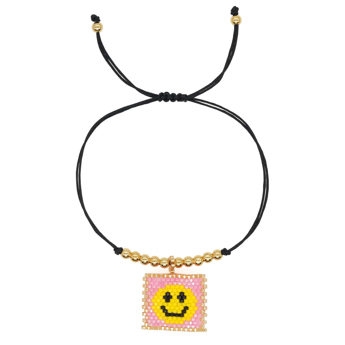 Casual Vacation Heart Shape Eye Smiley Face Glass Wholesale Bracelets