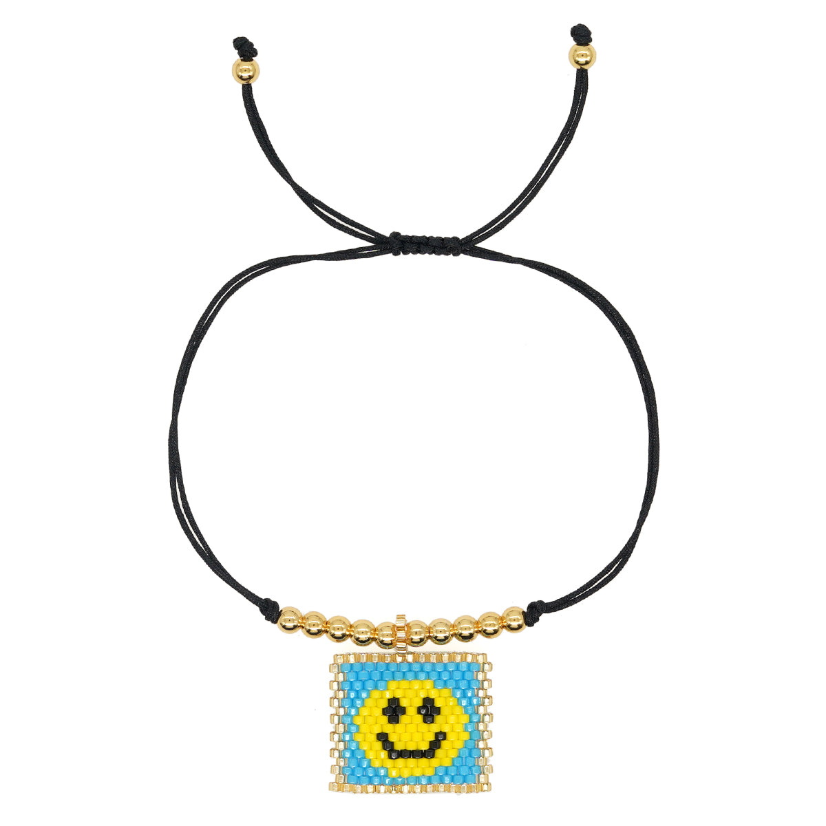 Casual Vacation Heart Shape Eye Smiley Face Glass Wholesale Bracelets