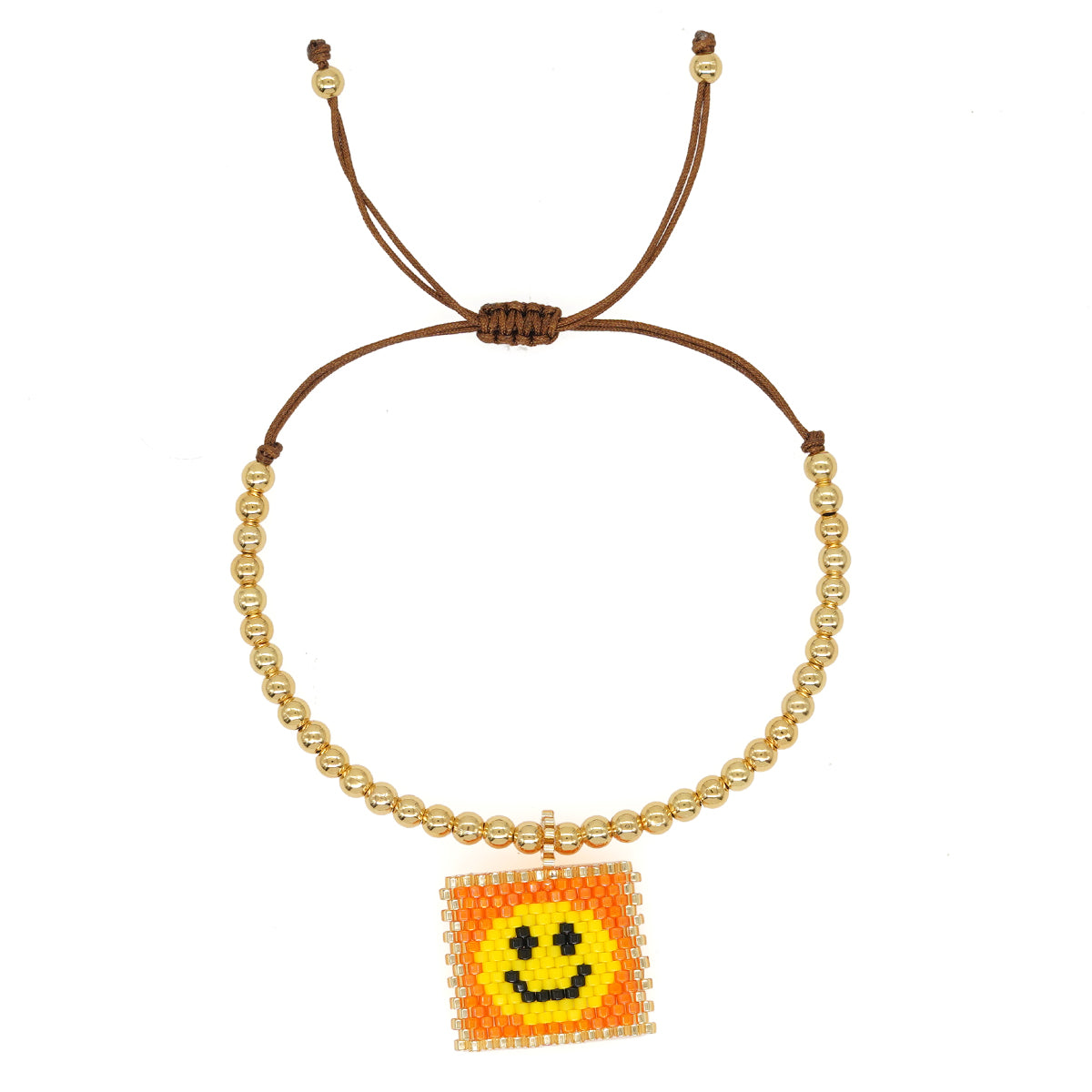 Casual Vacation Heart Shape Eye Smiley Face Glass Wholesale Bracelets