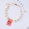 Original Design Heart Shape Freshwater Pearl Bracelets