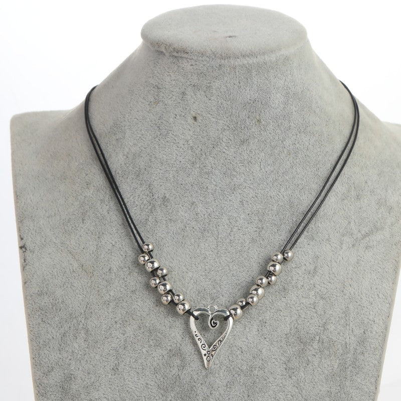 Commute Geometric Ccb Alloy Wax Rope Irregular Unisex Necklace