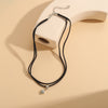 Commute Geometric Ccb Alloy Wax Rope Irregular Unisex Necklace