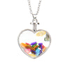 Simple Style Heart Shape Natural Stone Plating Pendant Necklace