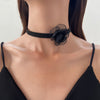 Princess Vintage Style Pastoral Flower Cloth Women's Choker