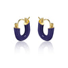 Retro Korean Style U Shape Alloy Enamel Women's Earrings