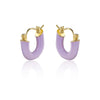 Retro Korean Style U Shape Alloy Enamel Women's Earrings