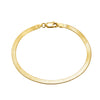 Wholesale Simple Style Solid Color Sterling Silver Patchwork Plating Gold Plated Bracelets