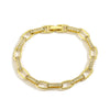 Vintage Style Geometric Copper Plating Inlay Zircon 18k Gold Plated Bracelets Earrings Necklace