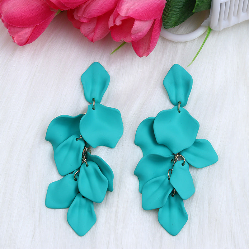 Elegant Retro Geometric Arylic Women's Drop Earrings