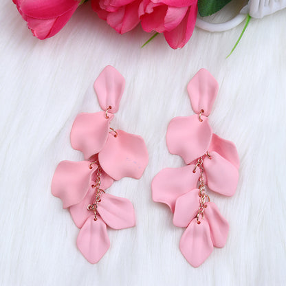 Elegant Retro Geometric Arylic Women's Drop Earrings