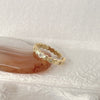 Simple Style Heart Shape Copper Inlay Zircon Rings