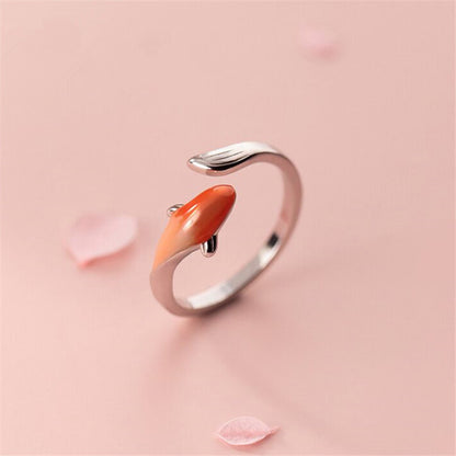 Classic Style Commute Fish Alloy Copper Plating Gold Plated Rings