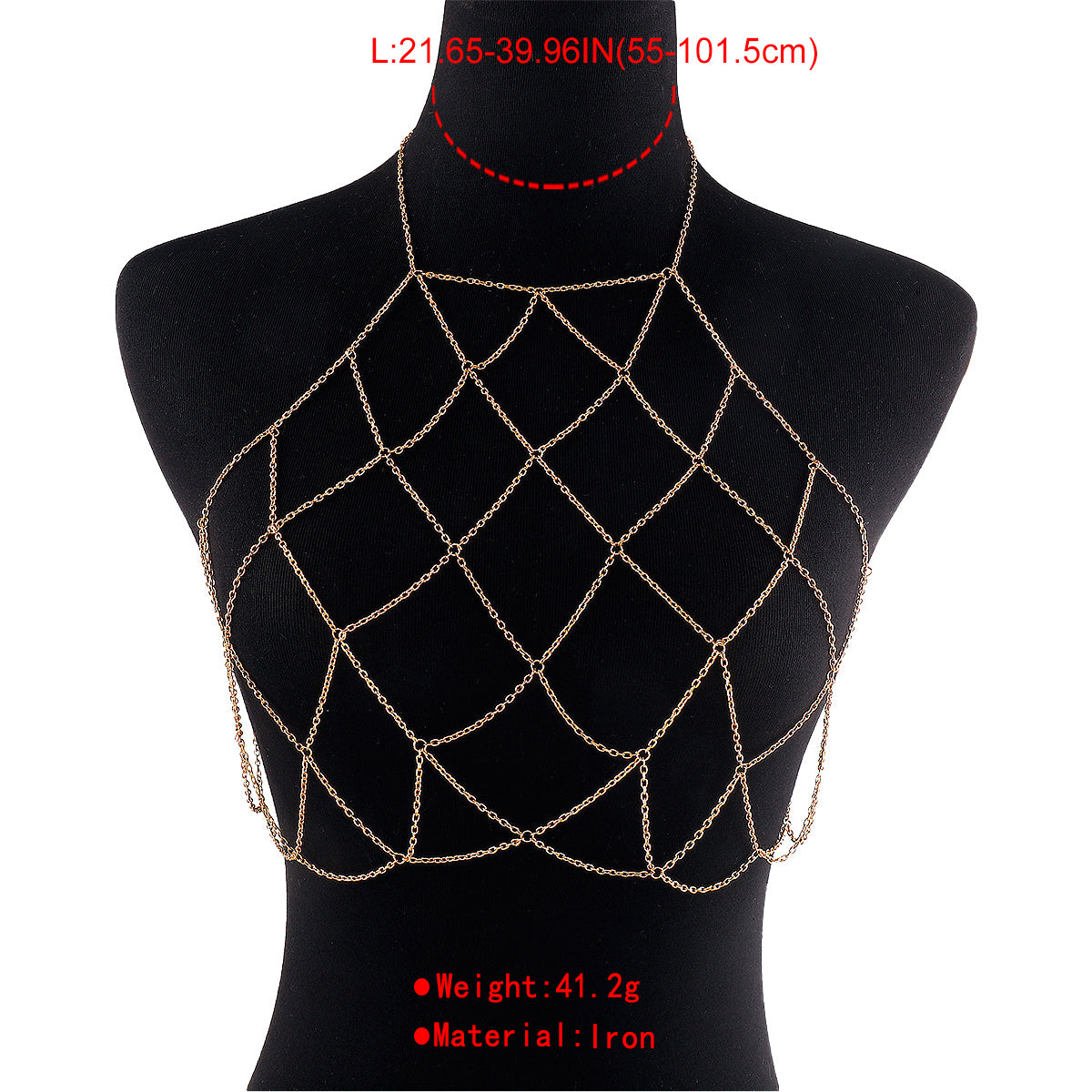 Wholesale Jewelry Vacation Sexy Geometric Iron Body Chain