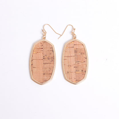 Ethnic Style Geometric Pu Leather Women's Drop Earrings