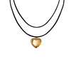 Simple Style Heart Shape Alloy Plating Women's Choker