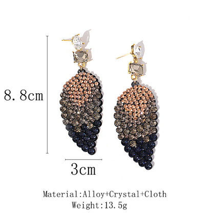 Fashion Leaves Plastic Resin Women's Earrings 1 Pair