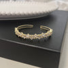 1 Piece Fashion Copper Plating Inlay Zircon Bangle