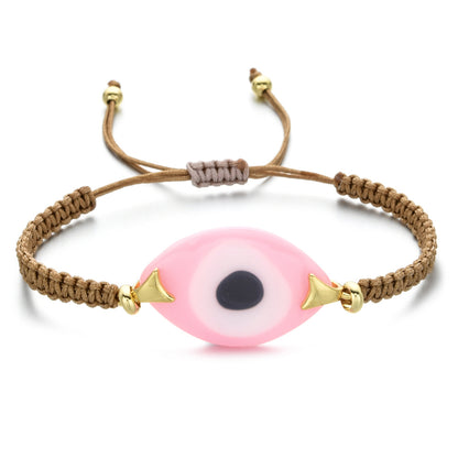 Retro Streetwear Eye Rope Unisex Bracelets