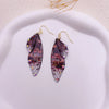 1 Pair Simple Style Wings Copper Epoxy Women'S Drop Earrings