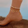 Wholesale Jewelry Commute Heart Shape Alloy Anklet