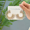 1 Pair Fashion Round Plating Rhinestone Ear Studs