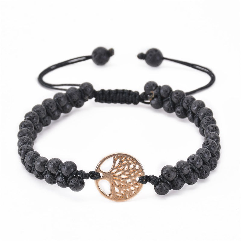 Casual Lucky Tree Natural Stone Bracelets