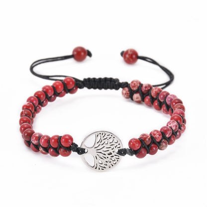 Casual Lucky Tree Natural Stone Bracelets