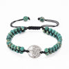 Casual Lucky Tree Natural Stone Bracelets