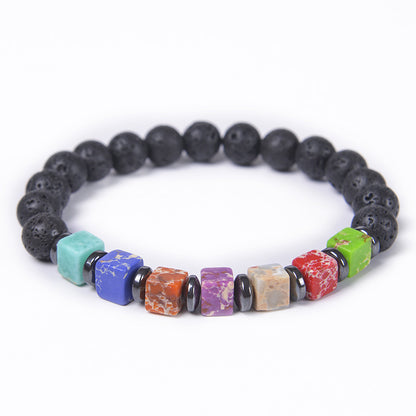 Casual Geometric Natural Stone Turquoise Tiger Eye Bracelets