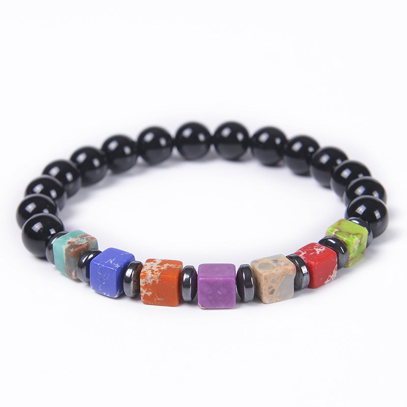 Casual Geometric Natural Stone Turquoise Tiger Eye Bracelets